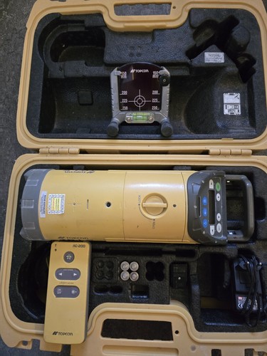 Topcon red pipe - laser, w/